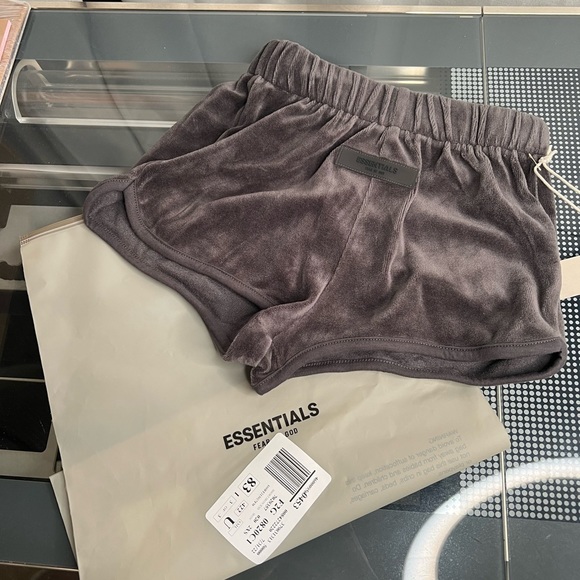 Essentials Velour Short - Picture 2 of 5